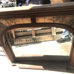 Lighted bar back/mantle 