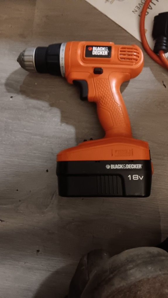 Black And Decker Cordless Drill (Tool Only)