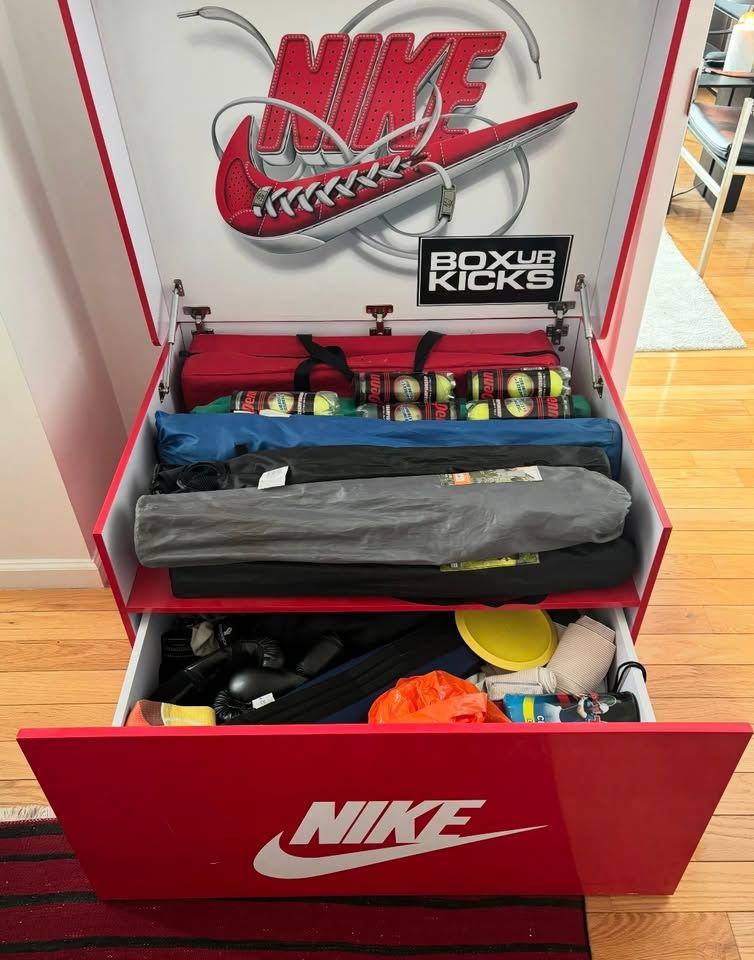 Rare Nike Giant Shoe Box Storage Trunk