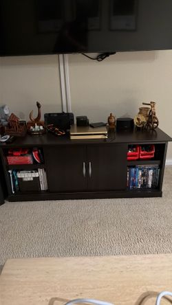 Dark Espresso Brown TV Stand / Entertainment Center – 46” – Great Condition