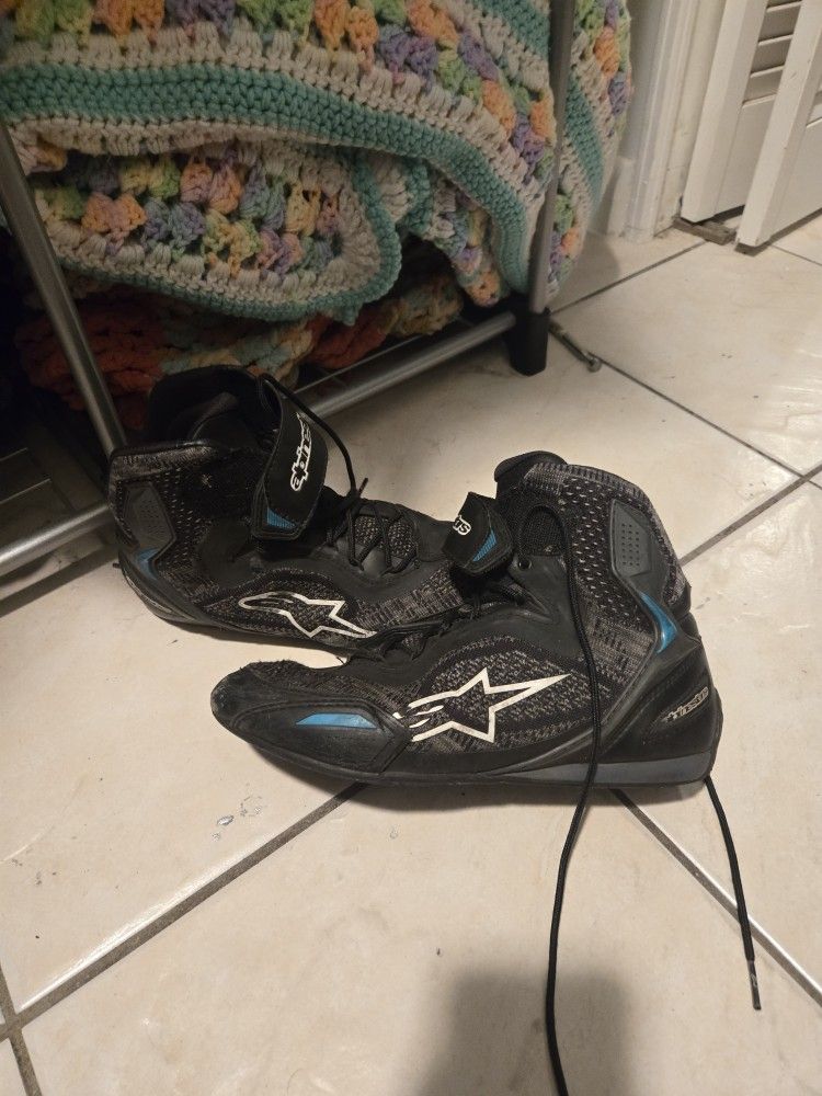 Alpinestars Stella Faster 3 Rideknit Womens Motorcycle Riding Shoes - Size 8.5