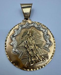 14KT Saint Pendant