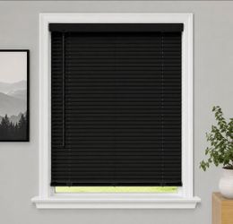 20” x 24” Black Mini Blinds / Window Blinds NIP
