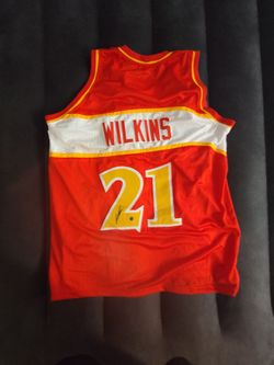 Dominique Wilkins #21 Signed Atlanta Hawks Jersey