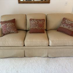 Pearson 80” Sleeper Sofa | Like New | Never Used | Kingsdown Mattress | Stainmaster Fabric