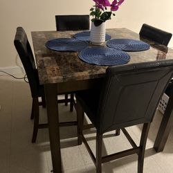 marble table