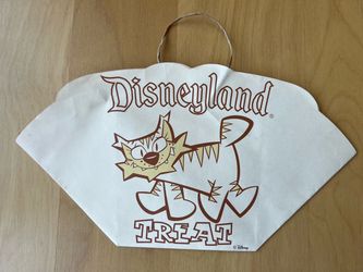 Vintage / Rare Paper Disneyland Halloween Trick or Treat Candy Bag