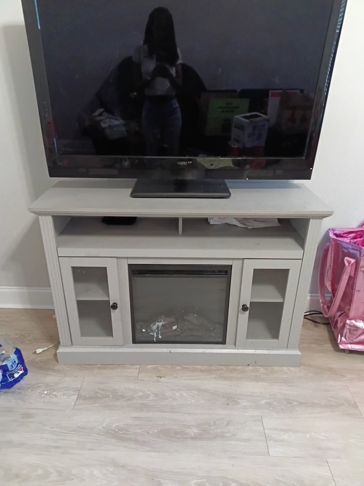 Fireplace TV Stand - Need Gone TODAY