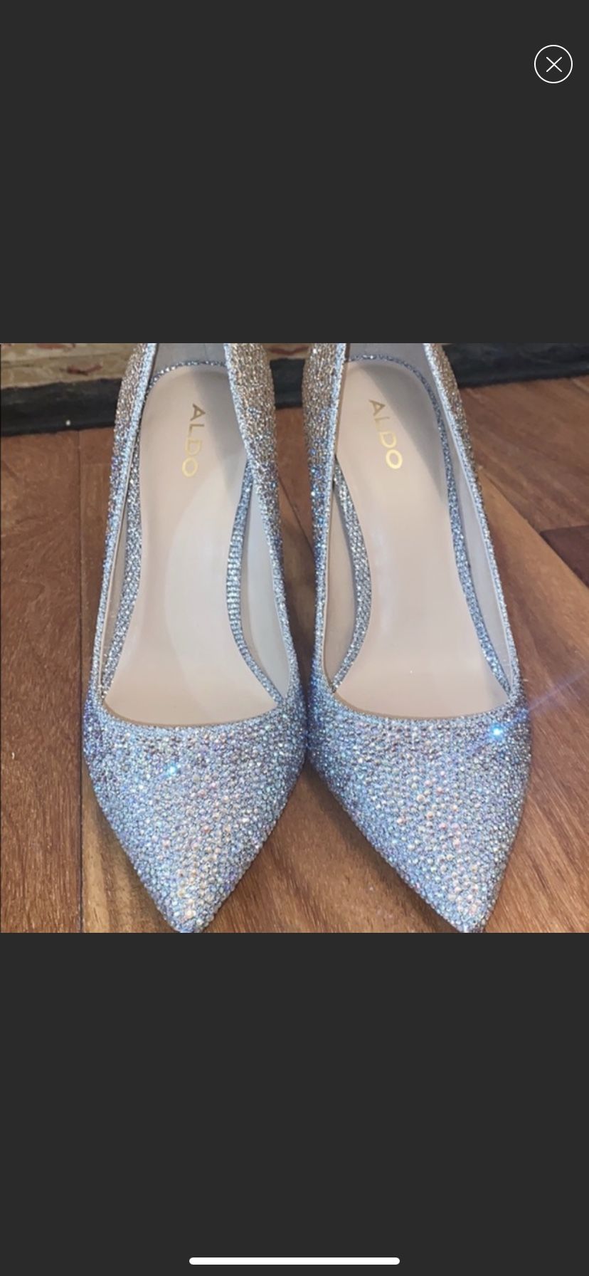 ALDO rhinestone heels Women s shoes