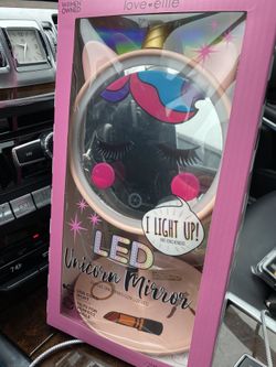 LED Unicorn Mirror 