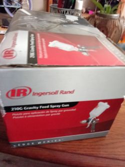 IR Ingersoll rand 210g Gravity feed spray gun brand new 75 dollars