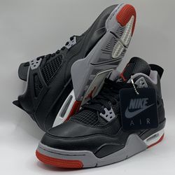 Air Jordan 4 Retro Bred Remagined GS Size 6.5Y FQ8213-006