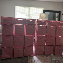 TWO 12 Cube (24 total) Closet Organizers & Storage-Organizer For Clothes, Baby Closet, Dorm, Toys