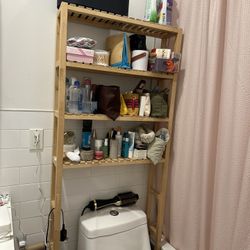 Wooden Storage for over the WC