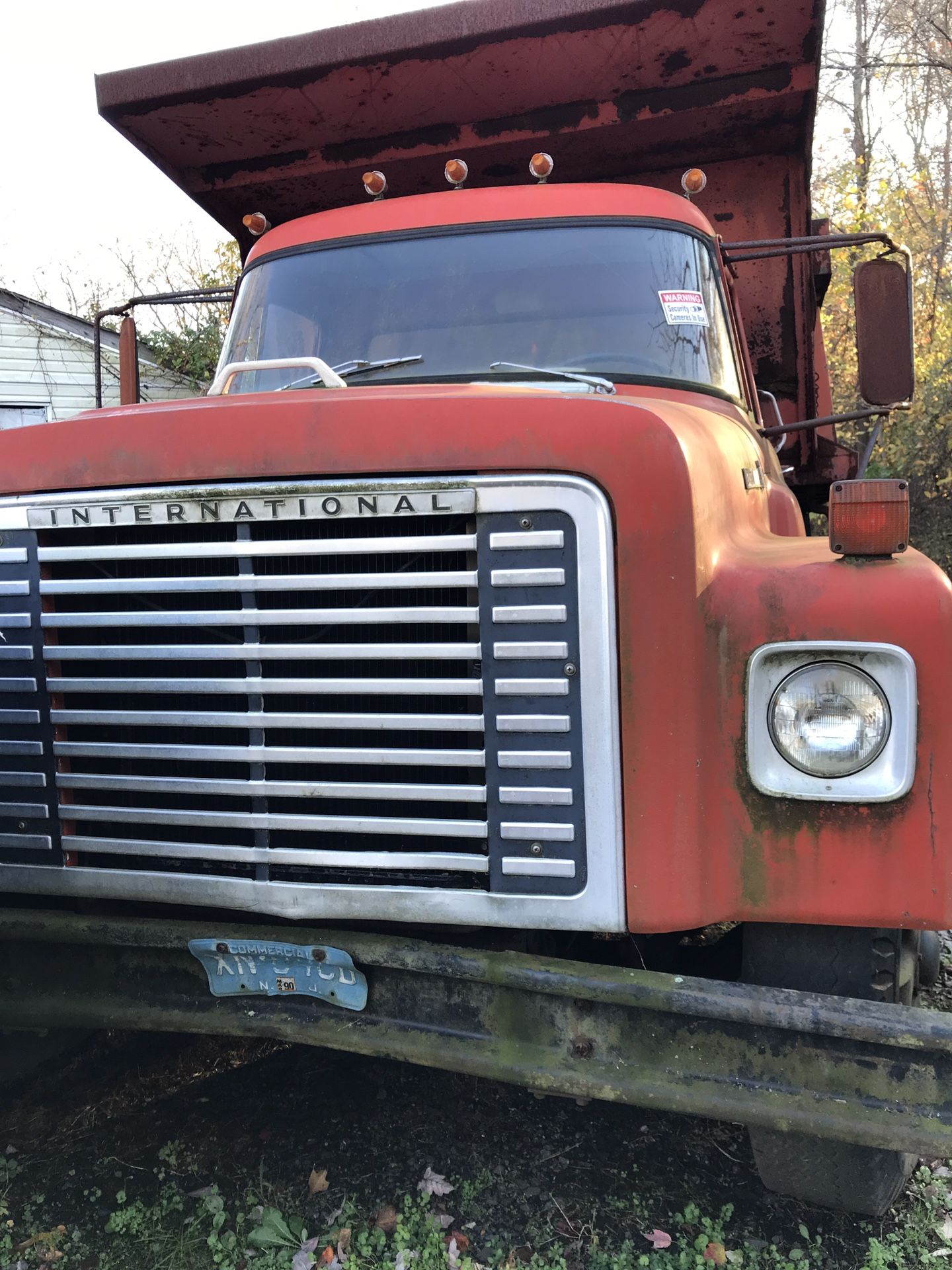 1974 International Harvester Loadstar 1700 dump truck.