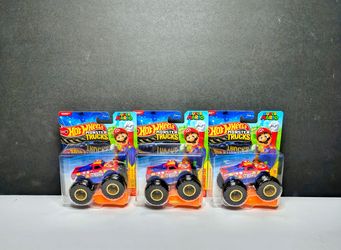 Hot Wheels 2025 Monster Trucks Series Super Mario Monster Truck $13 Each