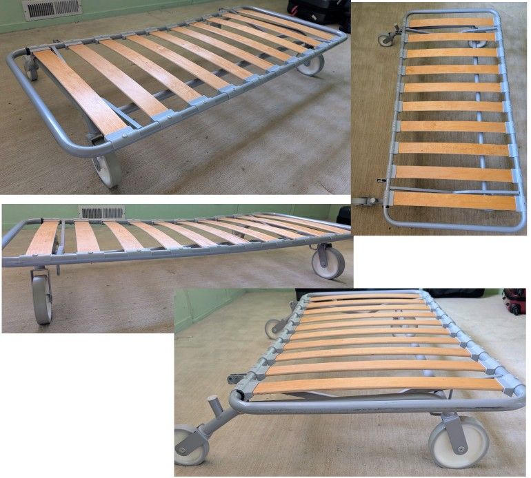 Rolling frame cart large dolly wood metal platform