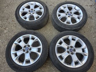 Ford Escape 18 Inch Rims And Tires Original Factory Solid Aluminum 