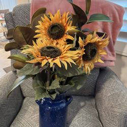 Milk can Sunflower Arrangement 