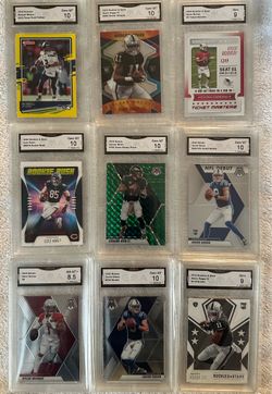 27 Graded Football Cards!