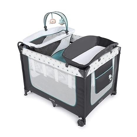Ingenuity Smart and Simple Portable Playard with Changing Table Play Pen Bassinet