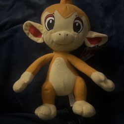 Pokemon Chimchar Plush orange Monkey Fire Tail Toy Nintendo 2017 Toy Factory 