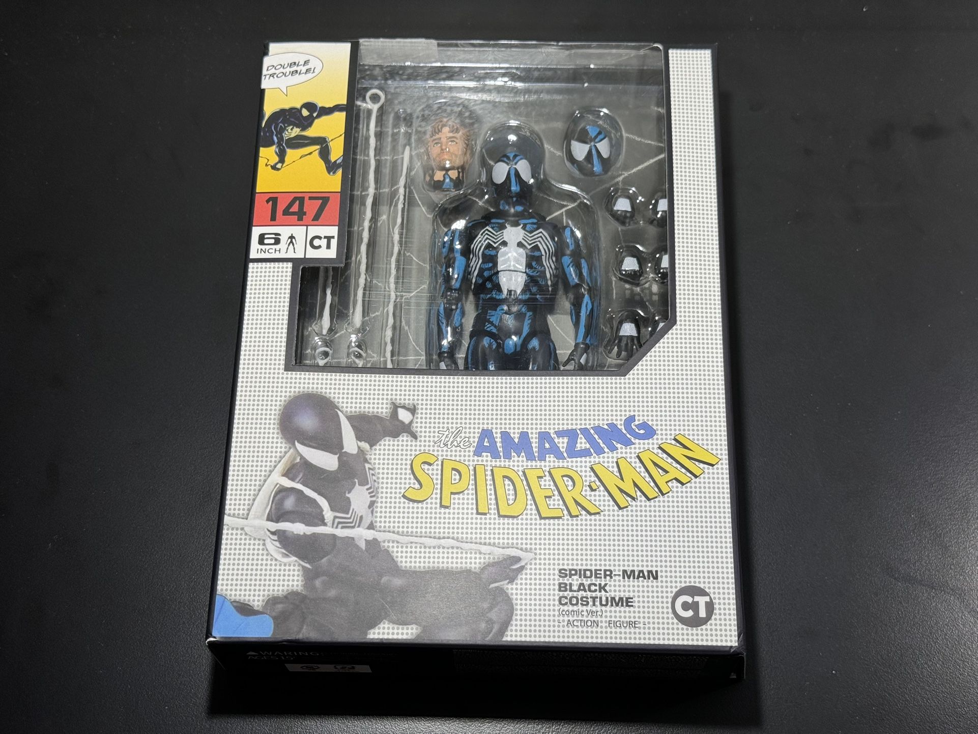 Mafex Ct Toys Symbiote Spider-Man Cell Shaded