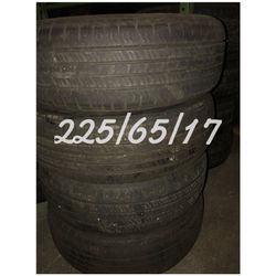Used tires for sale 225/65/17 $180 all four free installation and balancing
