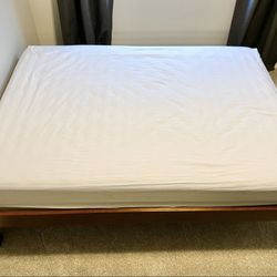 [Moving Sale] West Elm Bed Frame + Mattress Firm Mattress + Cover - $250(Original Price $1,300) - Pickup Only