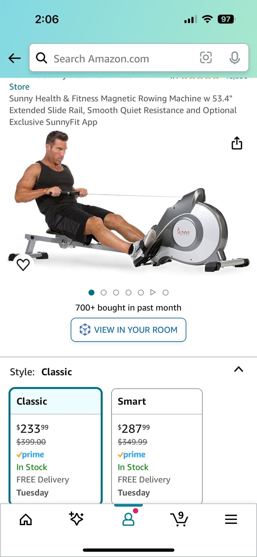Sunny Rowing Machine