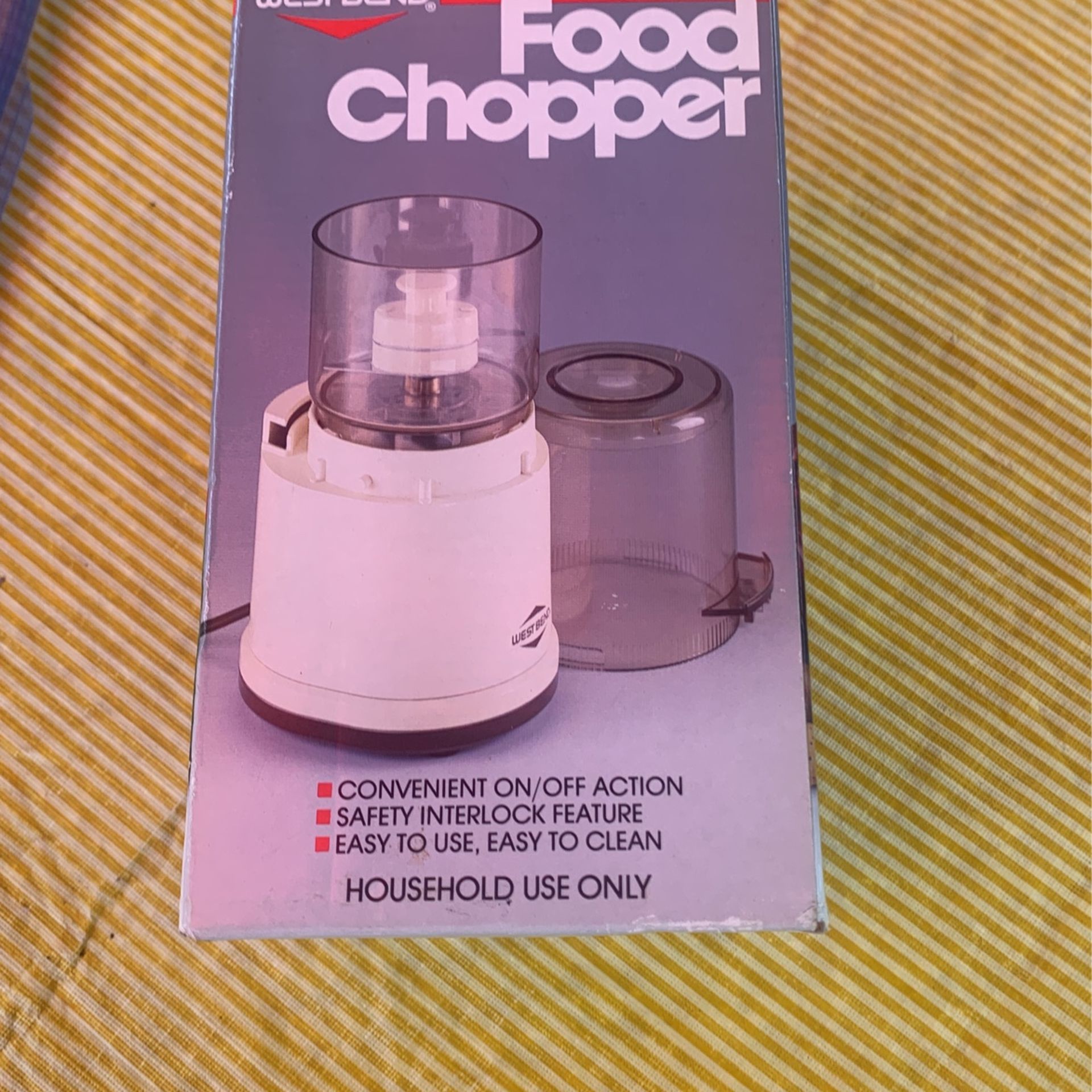 WEST BEND FOOD CHOPPER NEW #6501