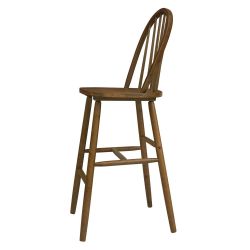 Solid Wood Walnut Barstool