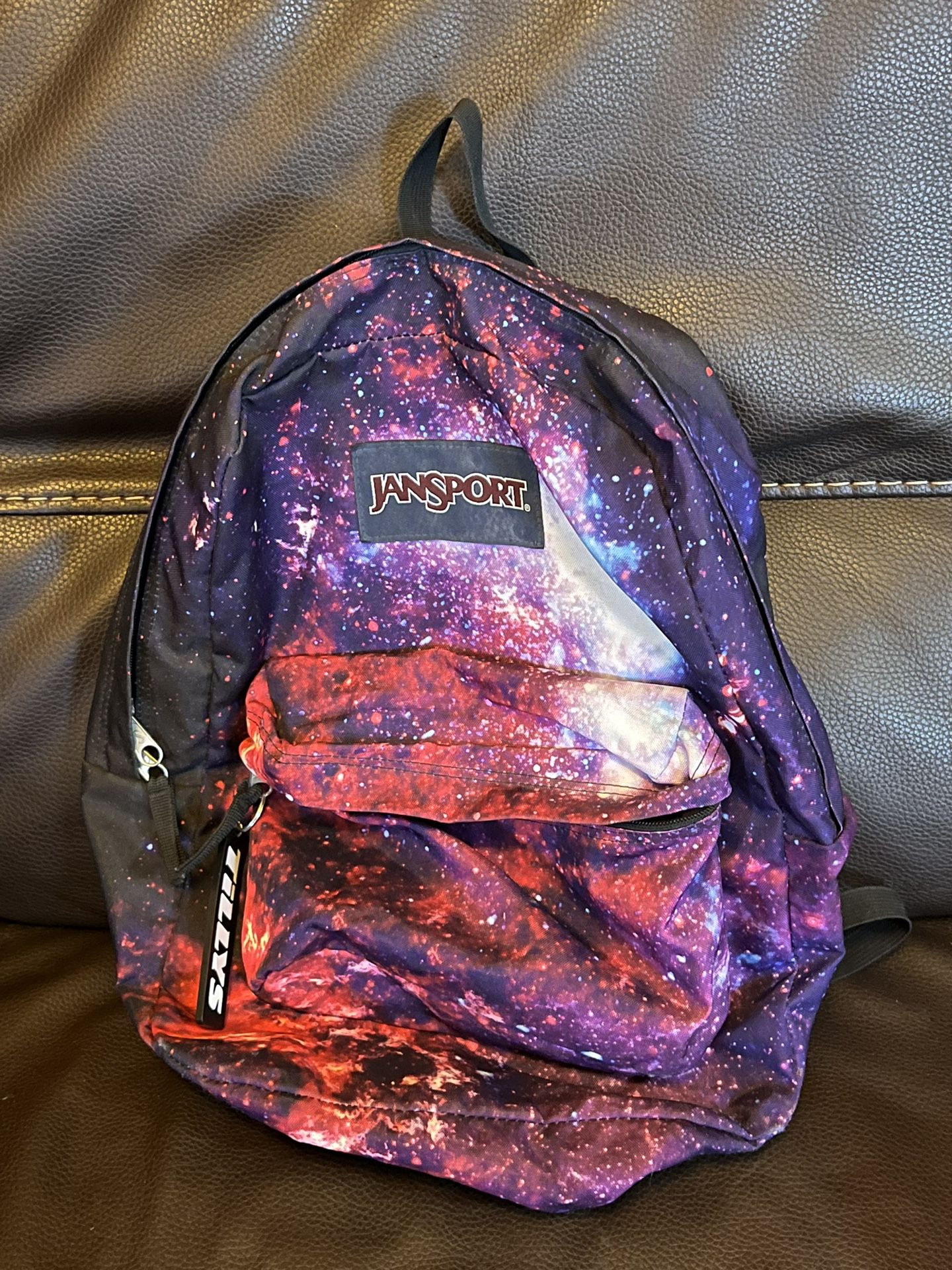 JanSport  Galaxy Backpack-purple/pink/white