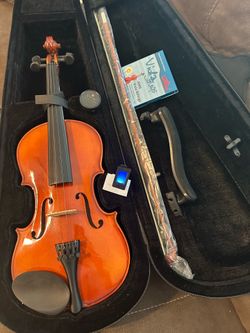 Nice 15 inch Viola with New Bow, Digital Tuner, Shoulder Rest, Extra Strings $150 Firm