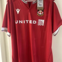 Wrexham AFC Soccer Jersey Men’s Size XXL/2XL Brand New With Tags Nike Supreme NFL MLB NHL NBA Vintage Fashion Deadpool World Cup Supreme