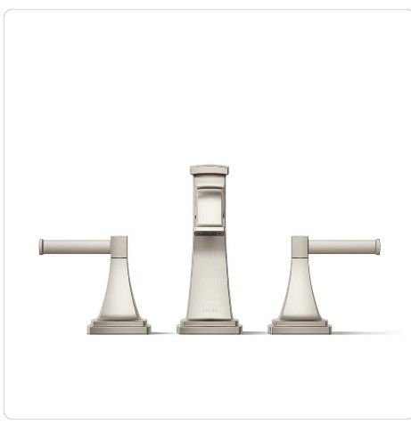 Kohler Riff 2 - Handle Tub Faucet Trim Kit In Vibrant Brushed Nickel