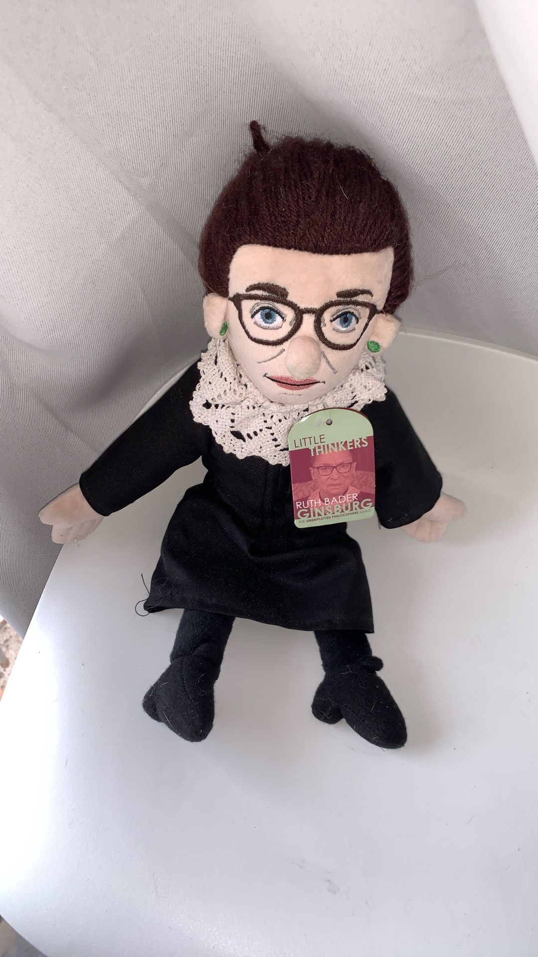 Ruth Bader Ginsburg Little Thinkers Plushie