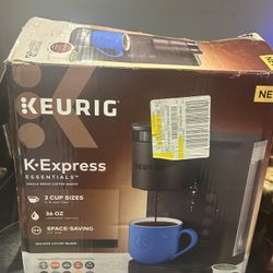 Keurig K-Express Essentials Single Serve K-Cup Pod Coffee Maker, Black