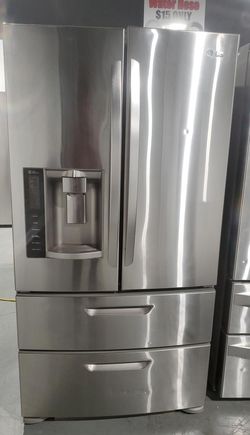 LG 4-Door Stainless Steel Refrigerator Fridge

