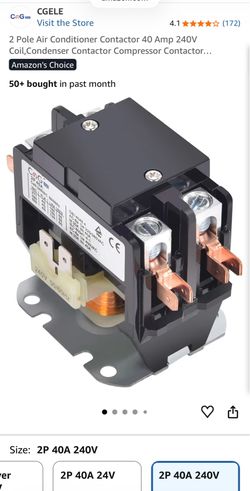 40 amp ac contact switch 240v