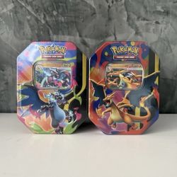 POKEMON - Mega Charizard X & Y Tins