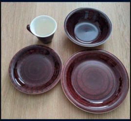 Dinnerware - Set Of 2 Each - Plates, Coffee Cups, Bowls -  New