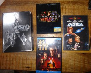 Stars Wars Trilogy and DVD's