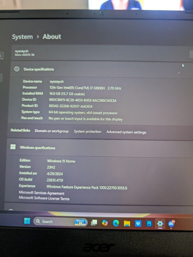 Gaming Laptop