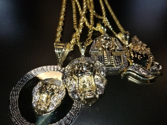 select 10% 10k gold chains .... big size...