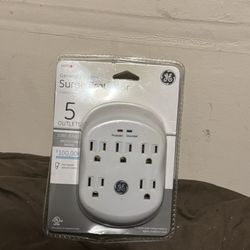 Brand New GE 5-Outlet Surge Protector 1080 Joule