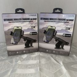 ZETARMOUR Extendable Wireless Charging Car Mount 