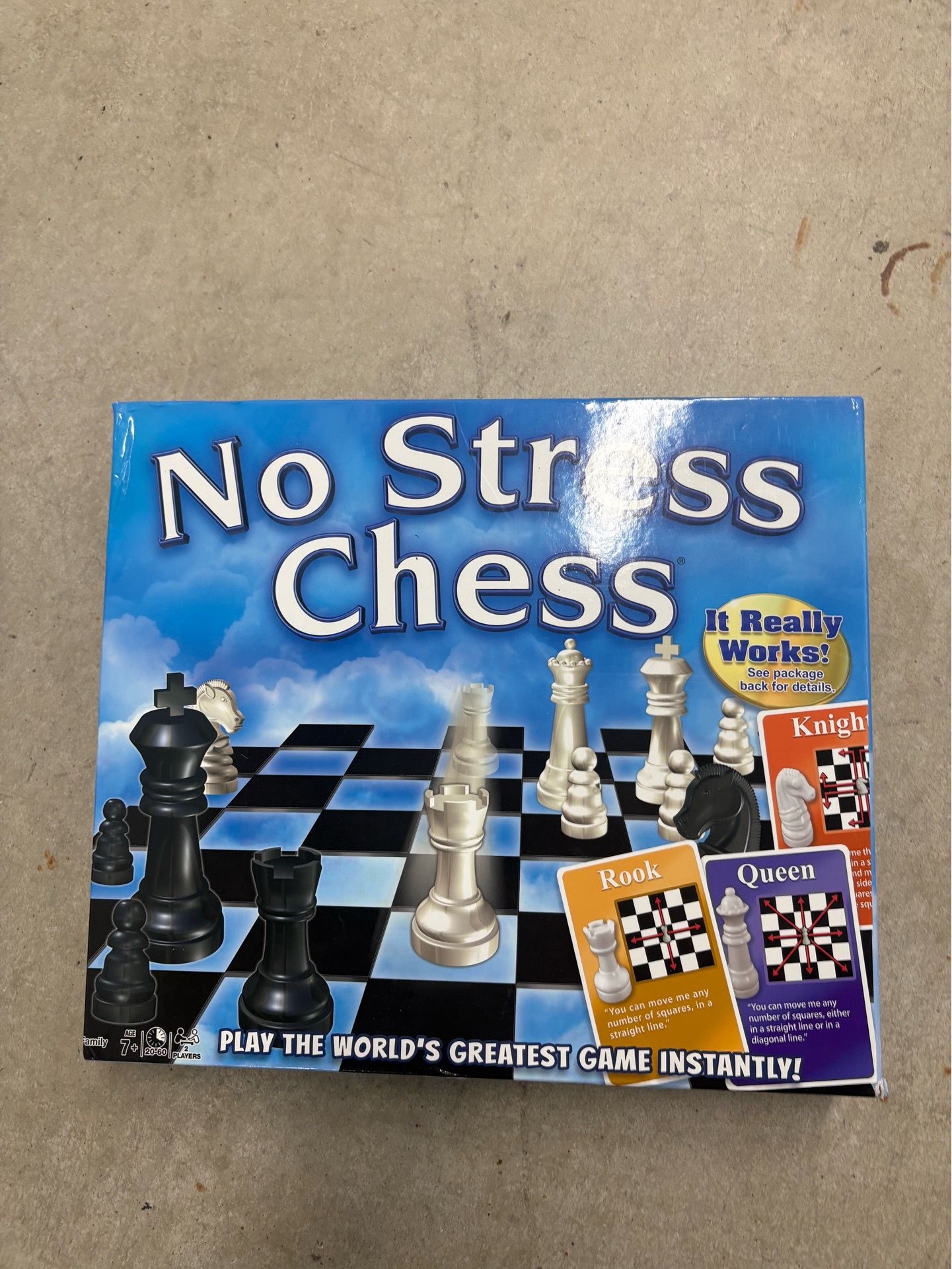 Winning Moves Games No Stress Chess Instructional Set 7+ MPN 1091