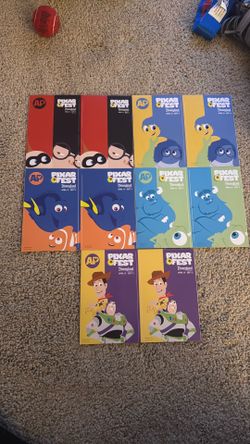Disneyland Pixar Fest Full Sticker Set
