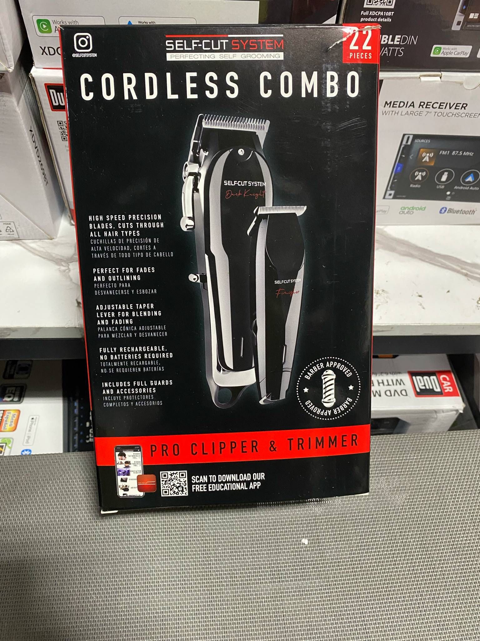 Self-Cut System Combo Clipper and Trimmer Set